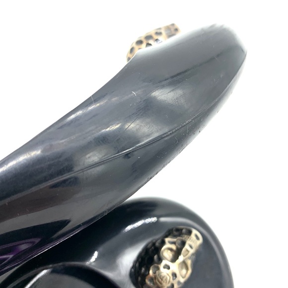 Philipp Plein I Kiss You Black Jelly Flats - Picture 8 of 15